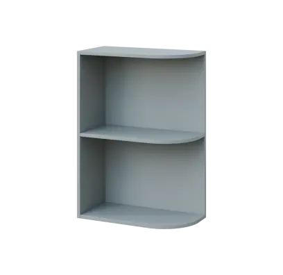 QSZ - 3 spodní skříňka rohová, nika, levá, 900x300x600, šedá